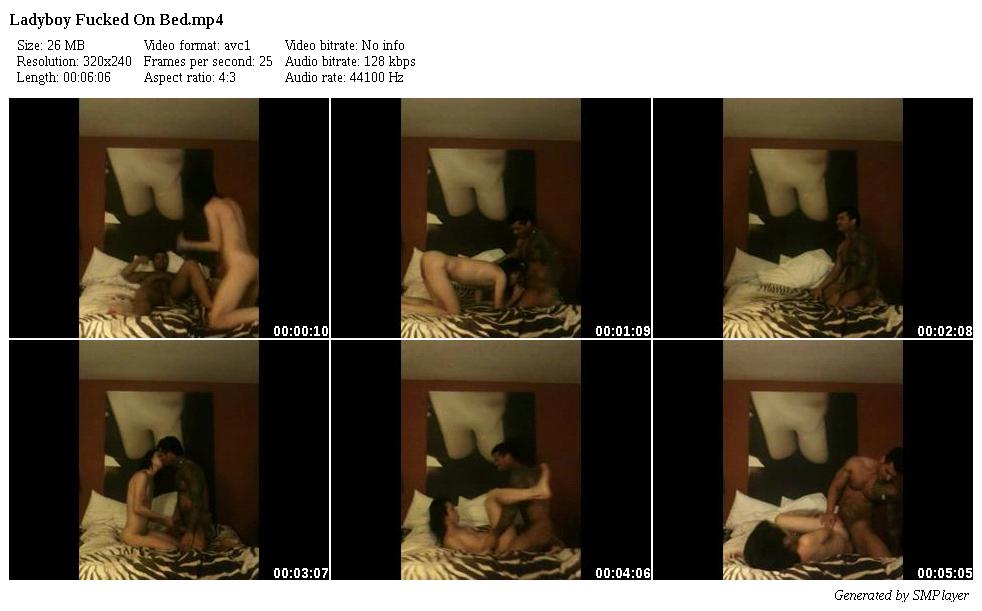 Ladyboy Fucked On Bed_preview