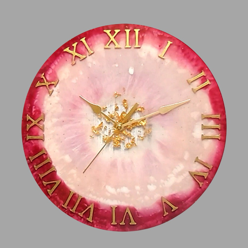 ResinArtwithWallClockMouldDIYKit