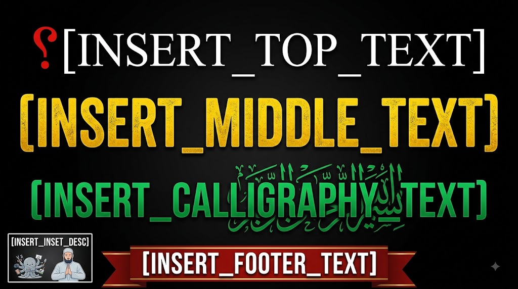AI-generated example result for the youtube-thumbnail prompt: Spiritual & Religious YouTube Thumbnail AI Prompt #66 – Single-Scene Composition