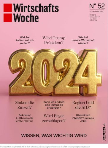 Cover: Wirtschaftswoche Magazin No 52 vom 22  Dezember 2023