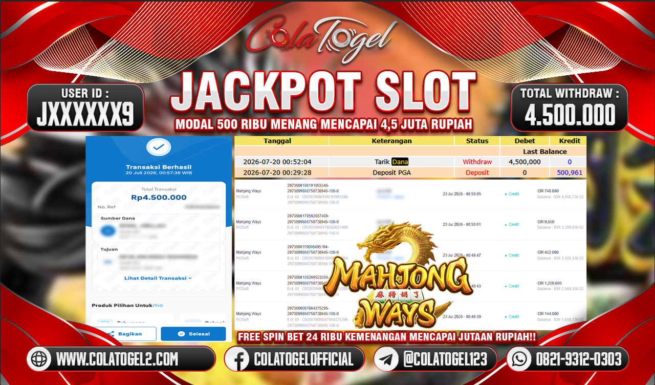 JACKPOT SLOT GACOR!!