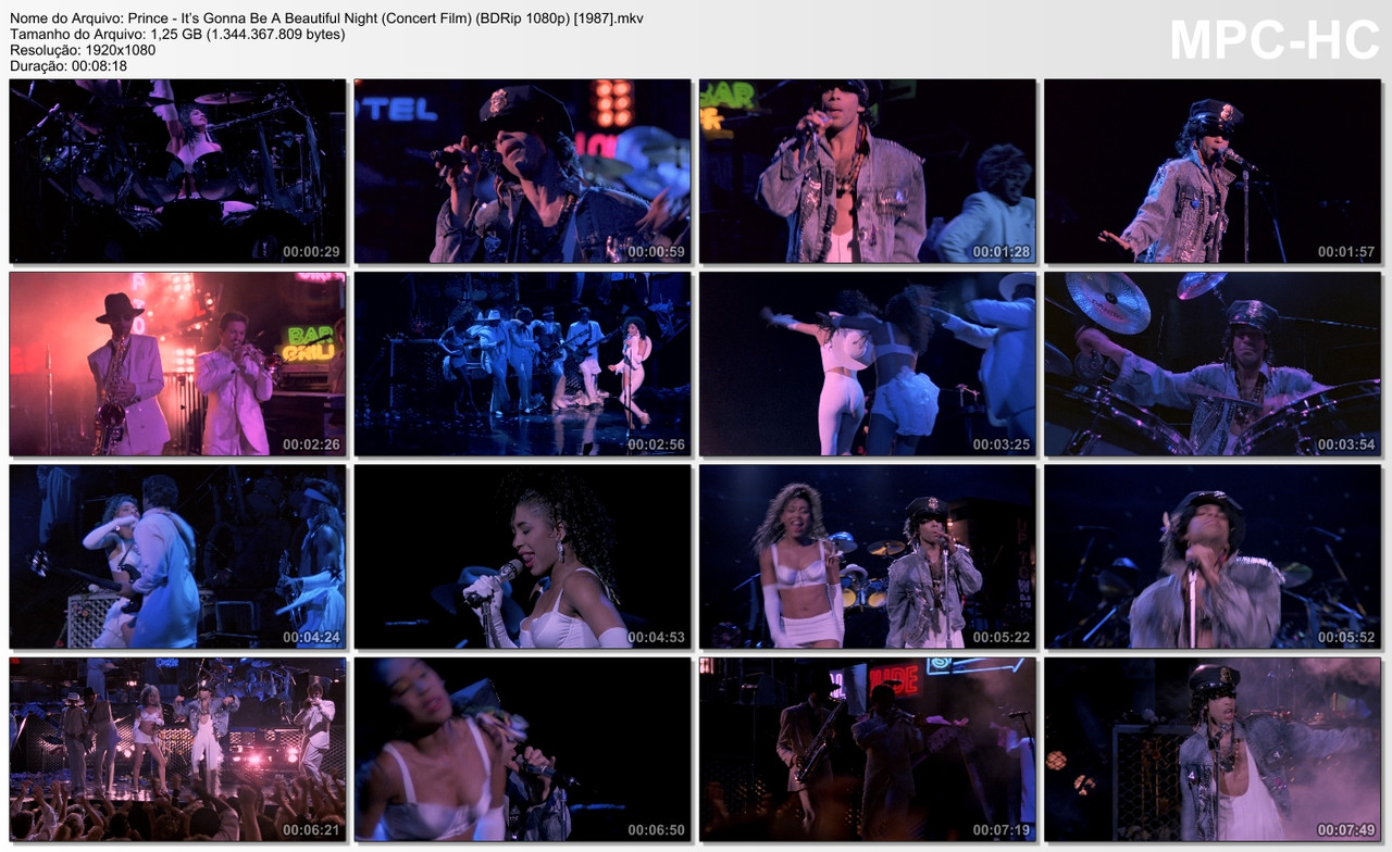 Prince - It’s Gonna Be A Beautiful Night (Concert Film) (BDRip 1080p) [1987]
