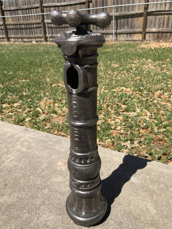 Murdock M-75 Yard Hydrant older vintage version stripped down to the original bare cast iron ii