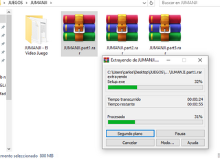 COMO INSTALAR UN JUEGO CON VARIOS ARCHIVOS RAR 3