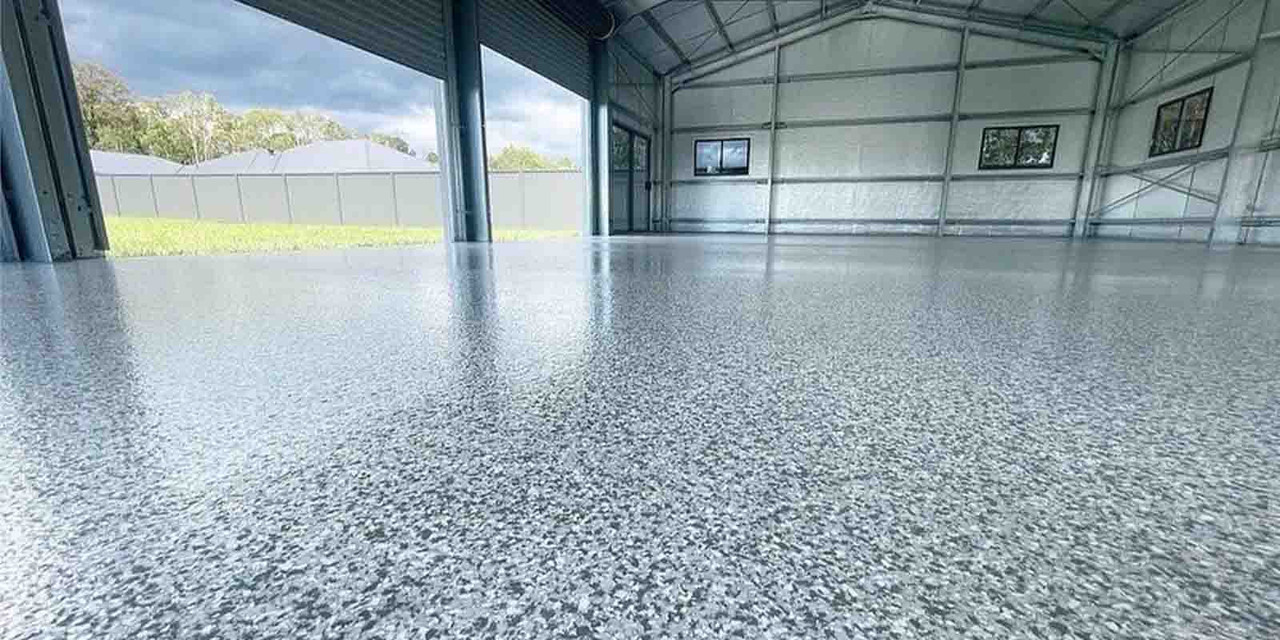 flakes Epoxy Floor