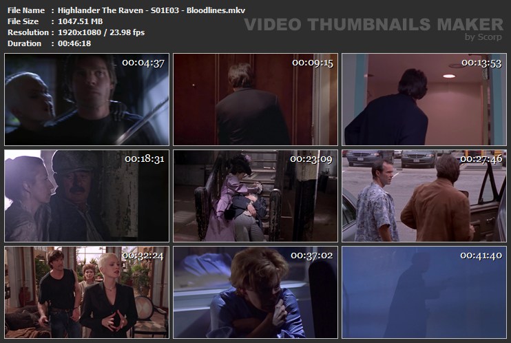 Highlander The Raven - S01E03 - Bloodlines.mkv