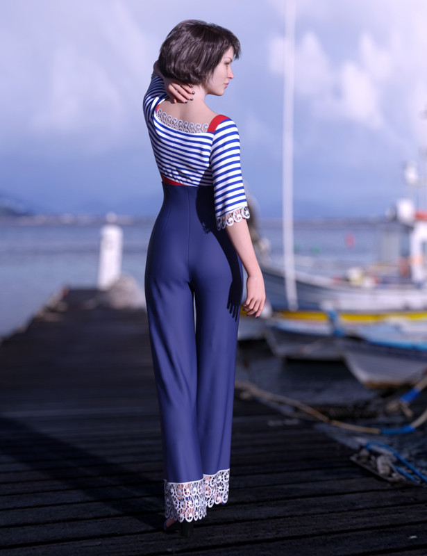 d Force Anchors Aweigh Outfit for Genesis 8 Female s