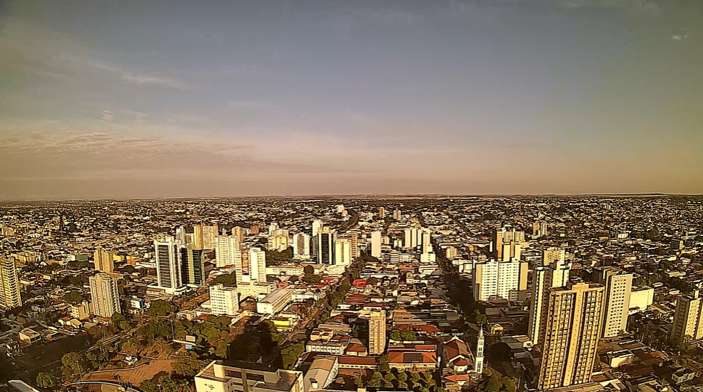 Campo Grande nesta manhã de segunda-feira