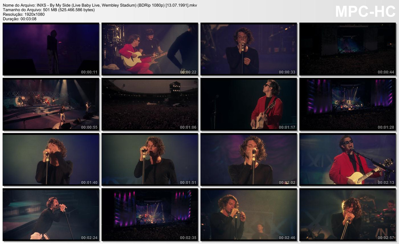 INXS - By My Side (Live Baby Live, Wembley Stadium) (BDRip 1080p) [13.07.1991]