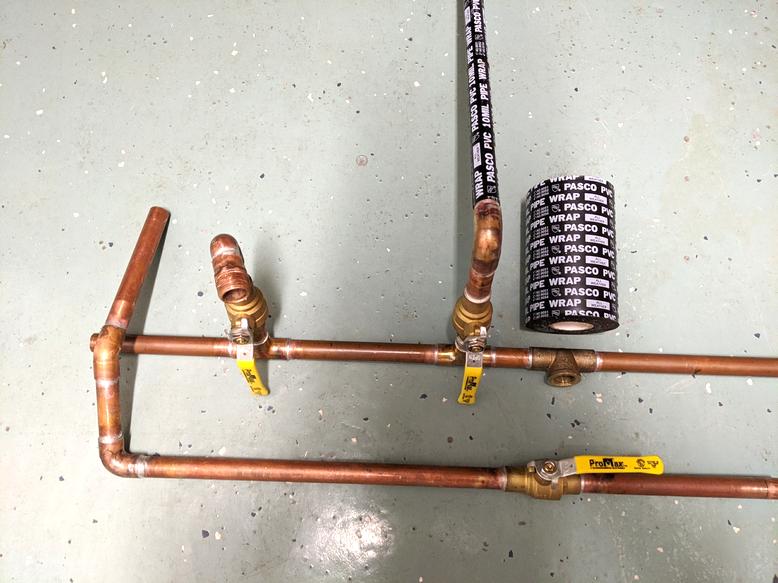 pipe sleeve for 3/4" copper tubing