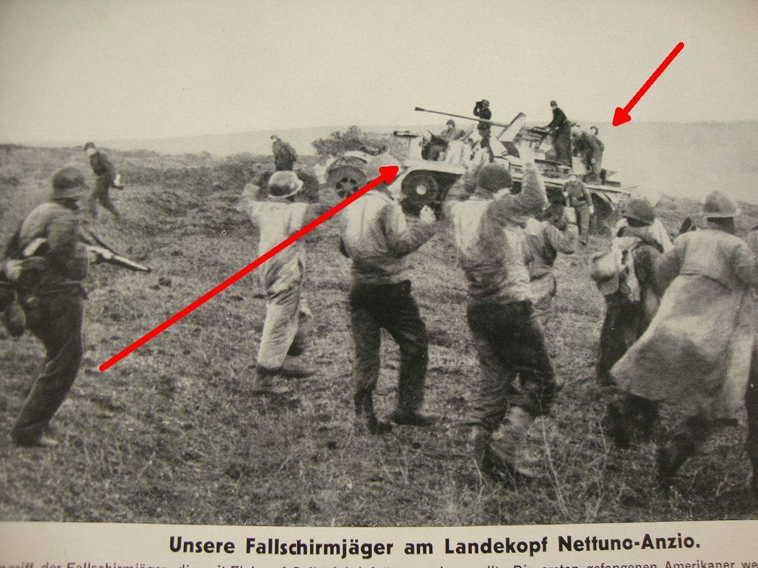 Nettuno-Anzio, UNSERE FALLSCHIRMJÄGER AM LANDEKO