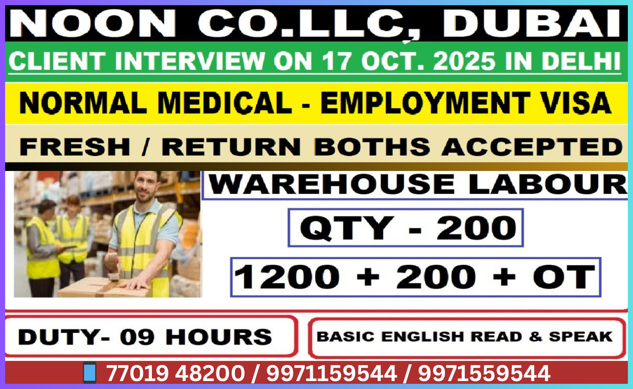 Overseas job interview in Delhi for Gulf countries by Jobswind Pvt. Ltd.