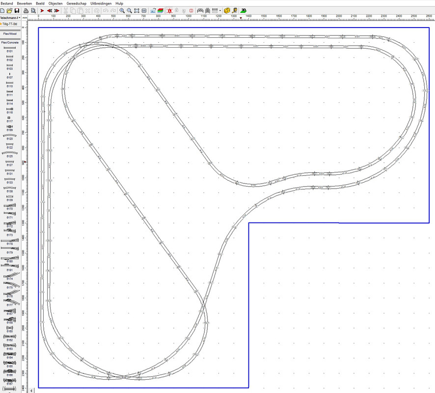 2D overzicht basisplan H0 Marc