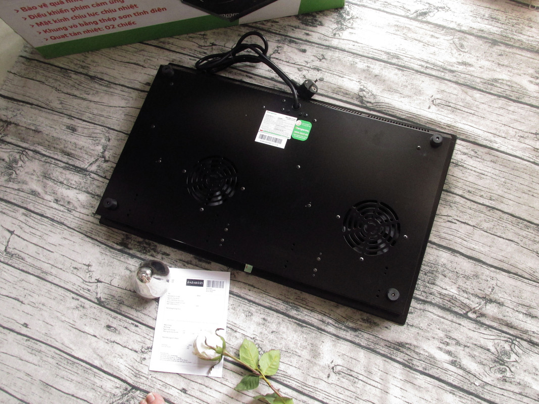 Thanh lý bếp từ đôi Kangaroo cảm ứng, mặt kính Ceramic cao cấp - 3