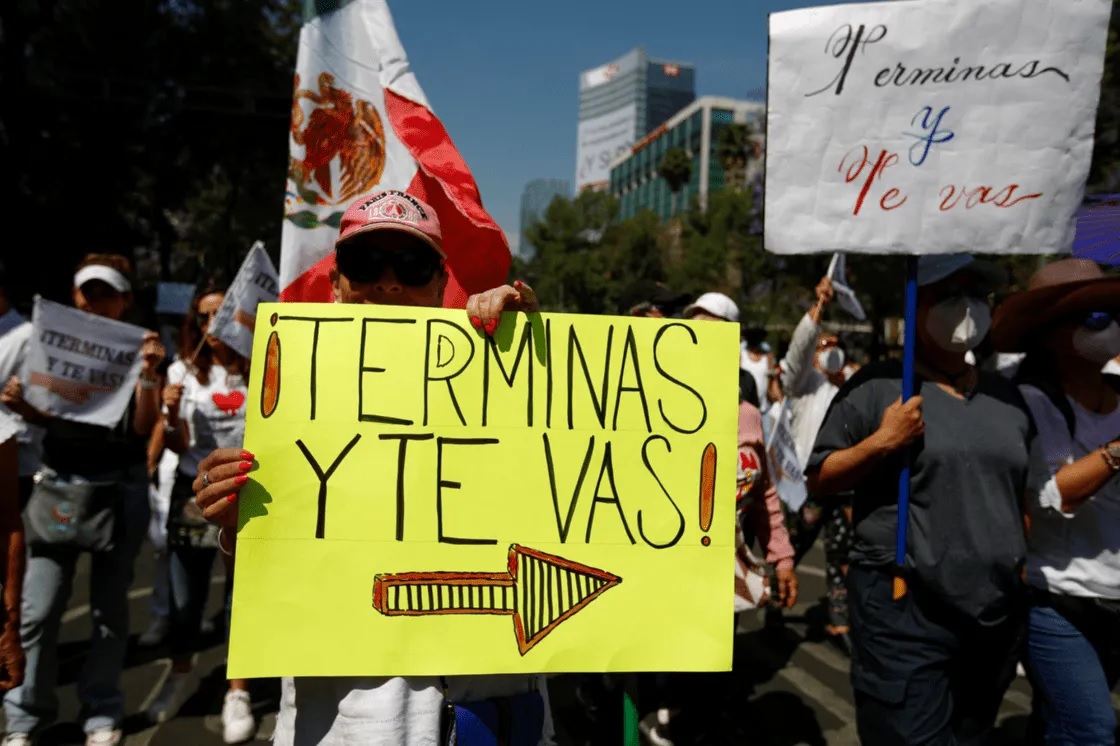Así fue la marchan contra la Revocación del Mandato en CDMX