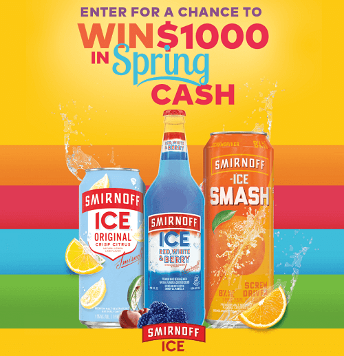 Strike it Rich with the Smirnoff Ice/Smash Spring Cash Sweepstakes