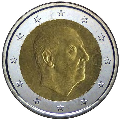 Moneda de 2 euros con canto liso 1