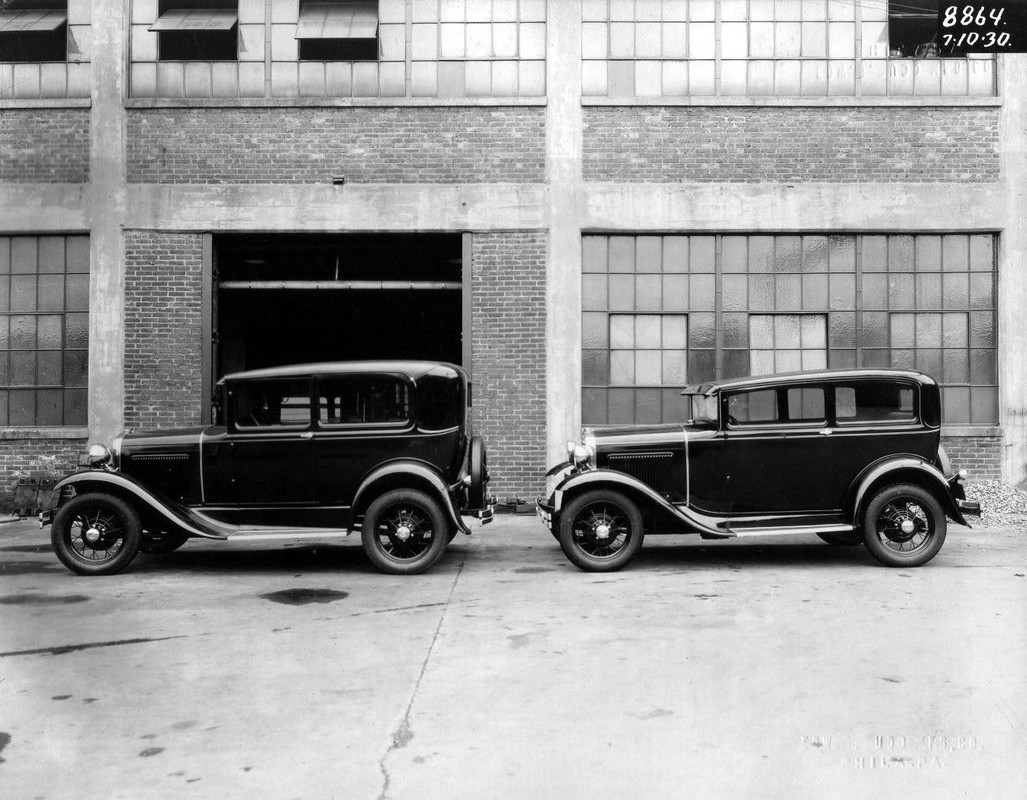 Ford_'30 Model A chopped top Edw G Budd Mfg Co Philadelphia 7-10-30_1