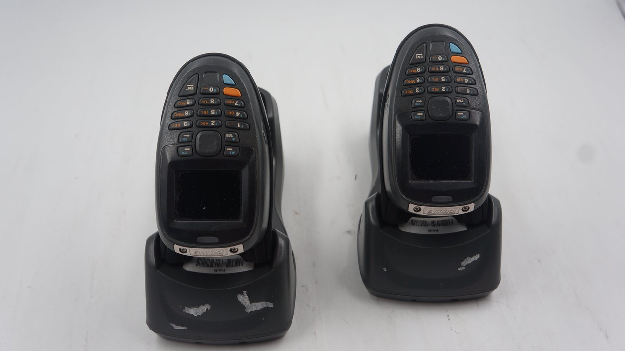 LOT OF 2 / SYMBOL HANDHELD MOBILE COMPUTER/BARCODE SCANNERS