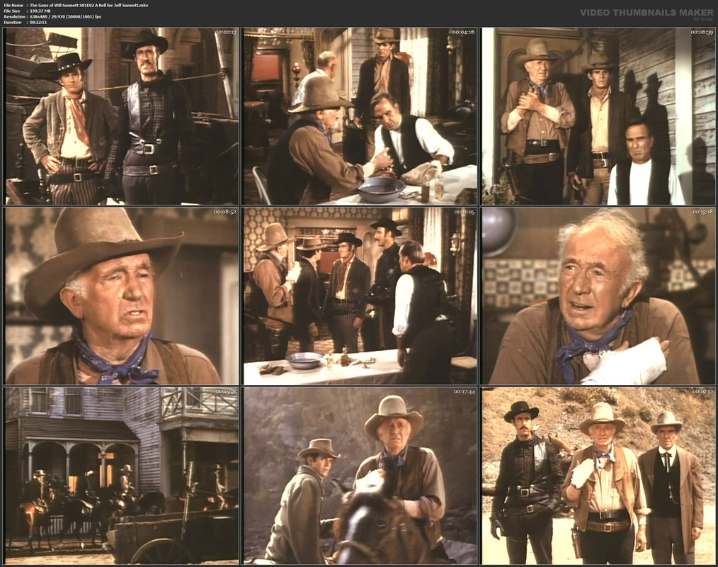 The Guns of Will Sonnett S01E02 A Bell for Jeff Sonnett.mkv