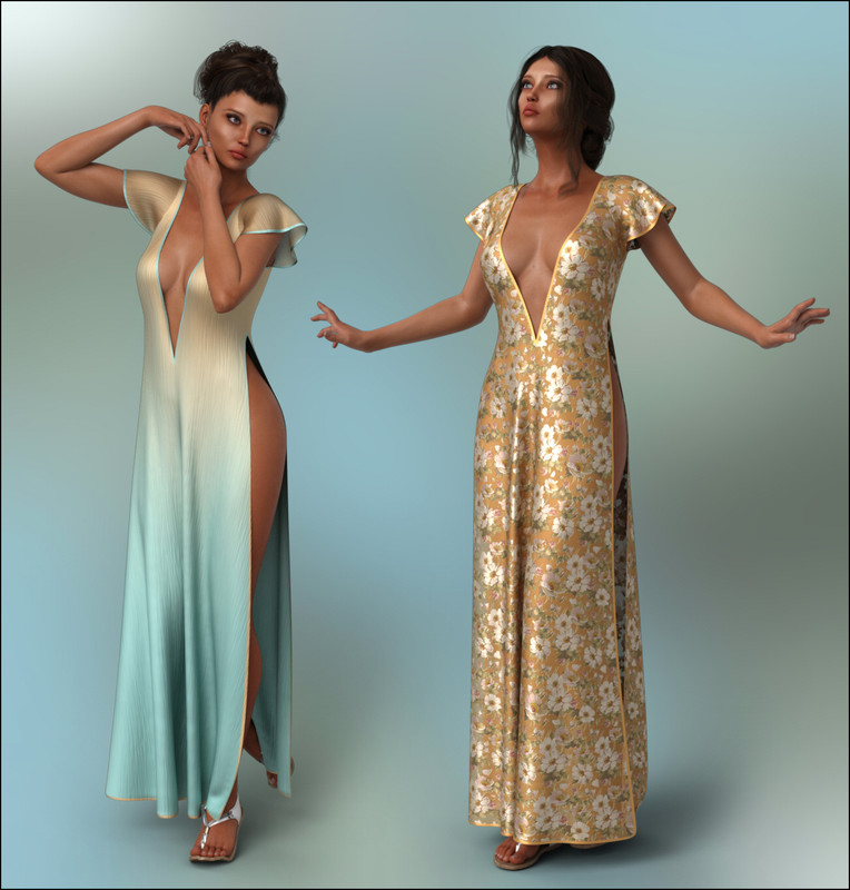 dForce - Romance Dress for G8F dForce - Romance Dress for G8F