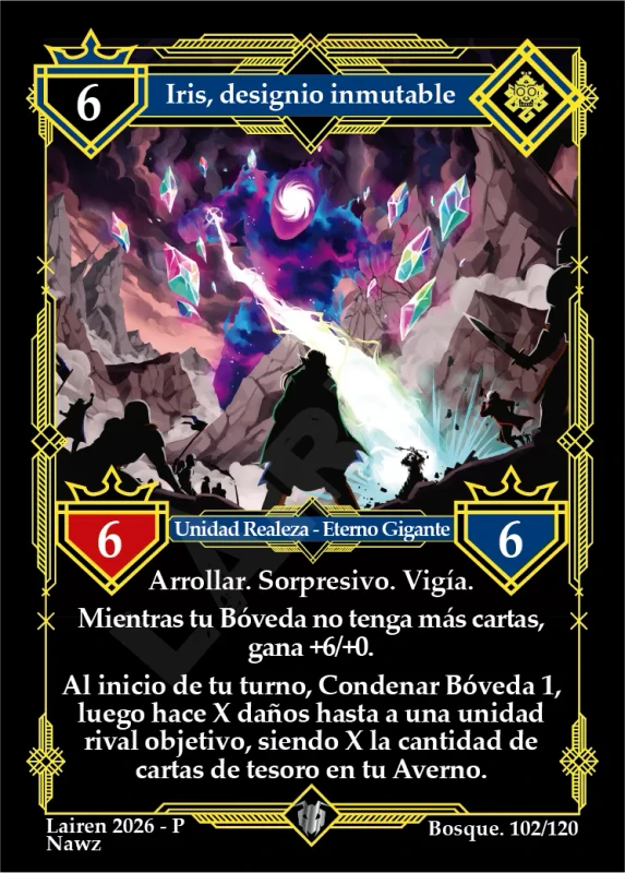 IRIS, DESIGNIO INMUTABLE