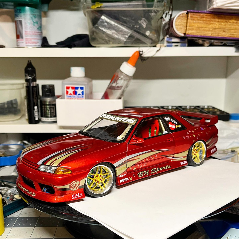 Autoart Nissan GT-R R32 BN Sports conversion (TKDiecast kit) - Livery ...