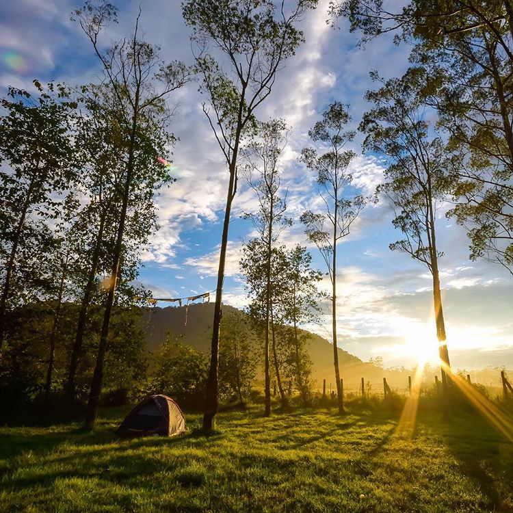 Pemandangan alam di Kampung Cai Ranca Upas