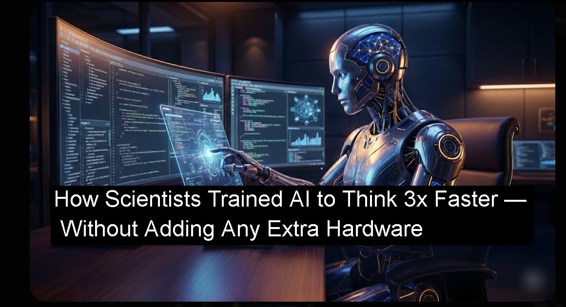 How Scientists Trained AI to Think 3x Faster — Without Adding Any Extra Hardware
