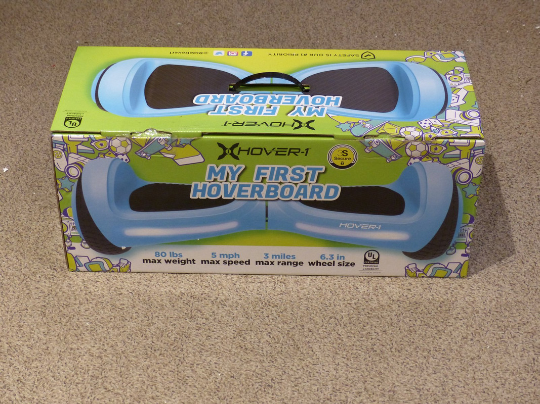 HOVER-1 MY FIRST HOVERBOARD FOR KIDS W/ LED HEADLIGHTS 5 MPH MAX SPEED