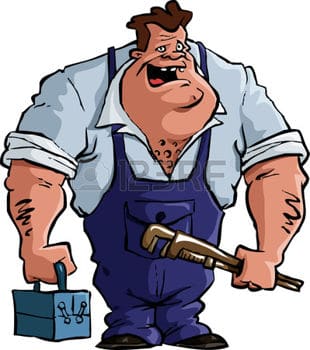 8464357-loodgieter-op-een-witte-achtergrond