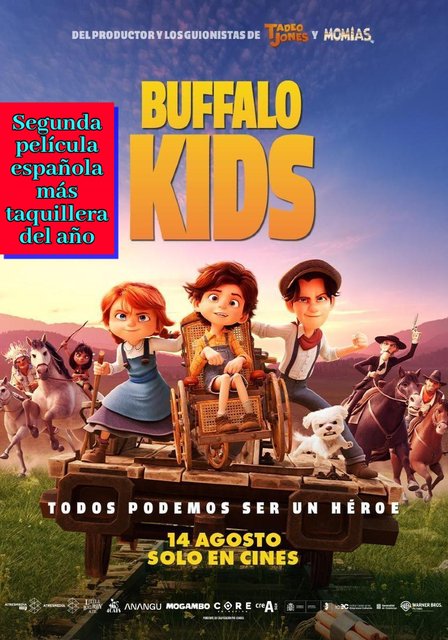 “BUFFALO KIDS” YA ES LA SEGUNDA PELÍCULA ESPAÑOLA MÁS TAQUILLERA DEL AÑO 2024