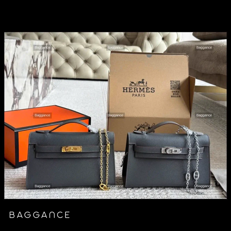 Hermès Mini Kelly 20cm Premium Leather Handbag Full Box - EVHMFW-034