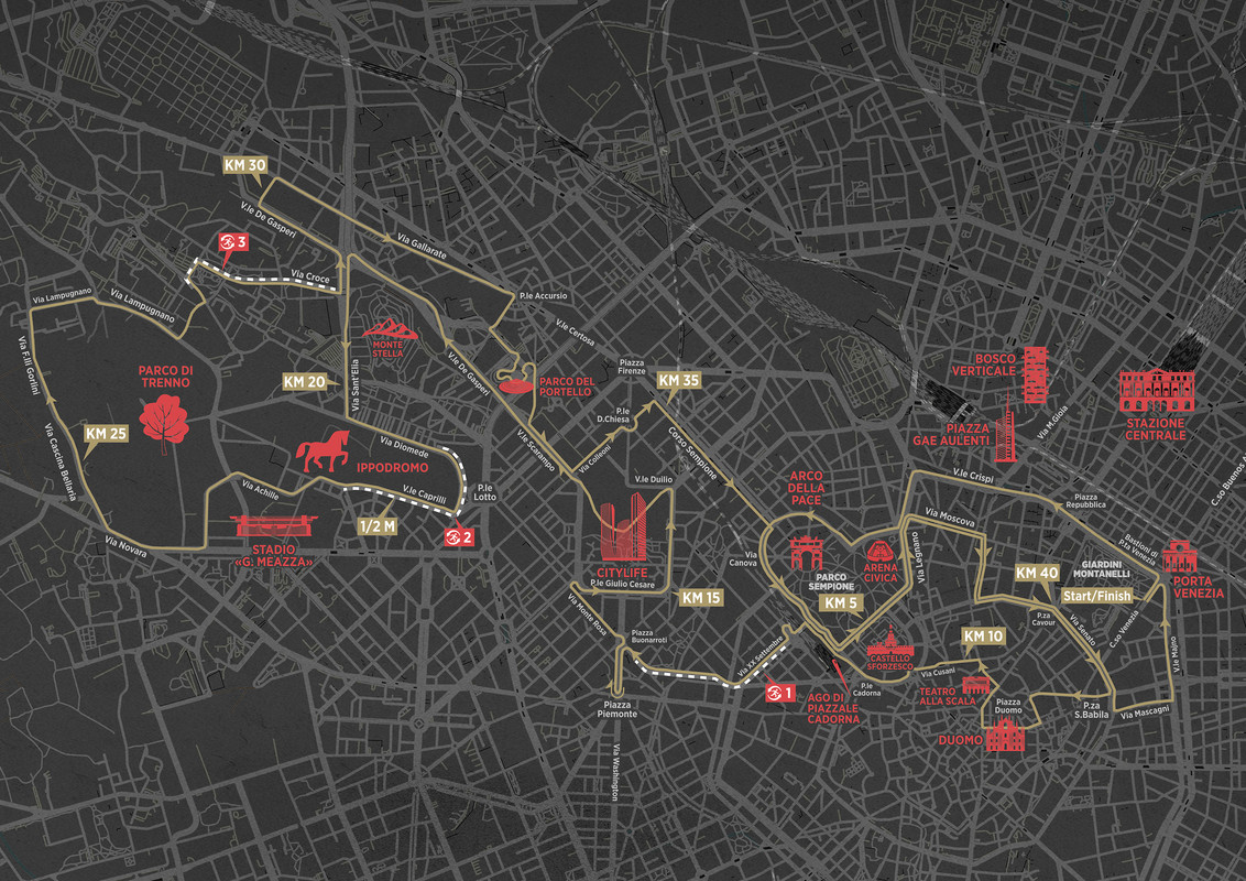 planimetria percorso MM20 promozione temp