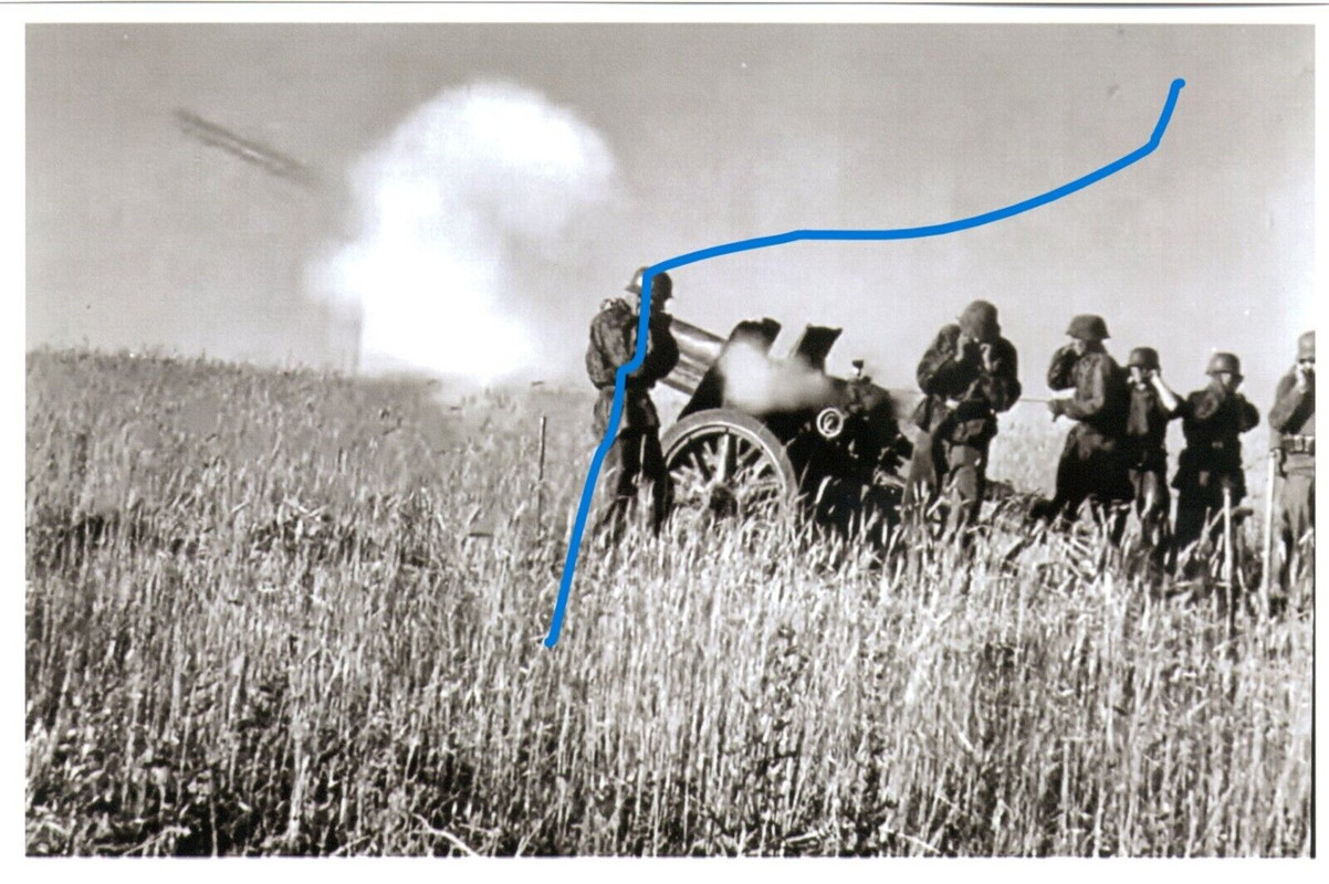 Foto Panzer Wehrmacht Soldaten Camo Tarn Artilleriefeuer