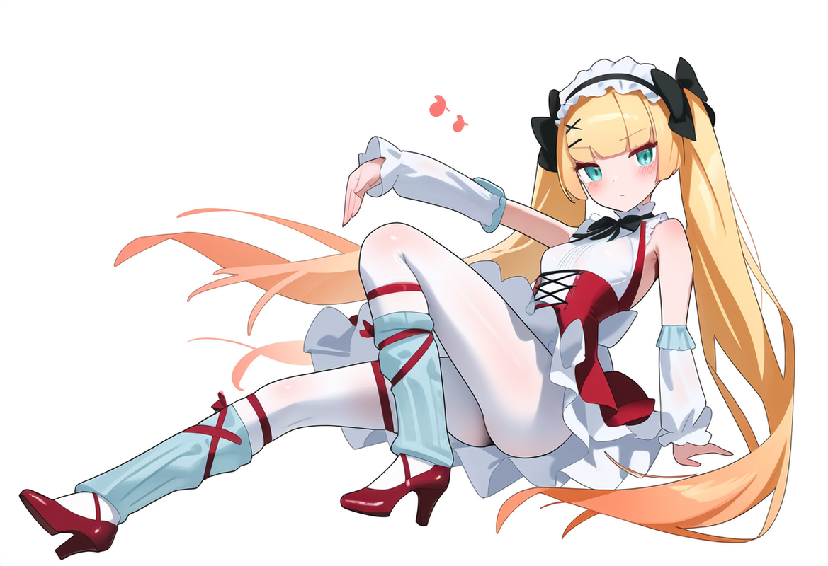 1girl, mikozin, NDGD, ohlia, {kobayashi ritz}, reoen,  tsundere, aqua eyes, absu s-2438967171