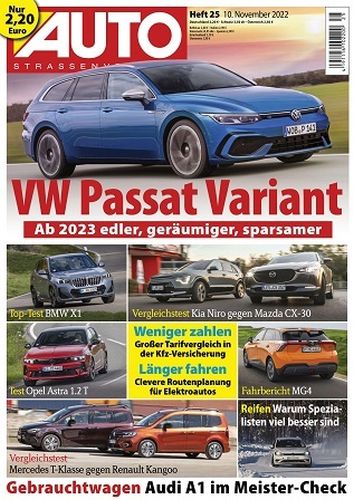 Cover: Auto Strassenverkehr Magazin No 25 vom 10  November 2022
