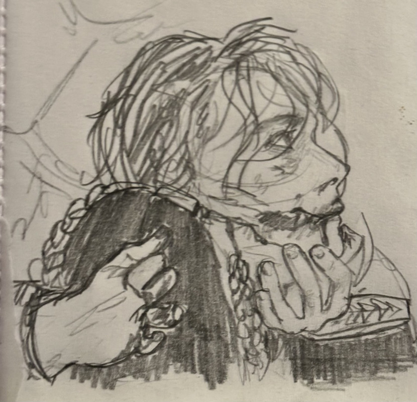 Gerard Way covered in blood