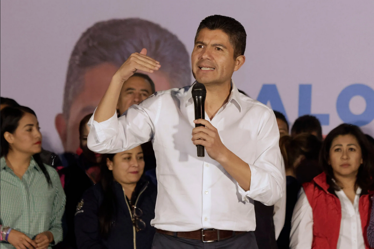 Eduardo Rivera, precandidato a la gubernatura de Puebla, pide protección en su campaña
