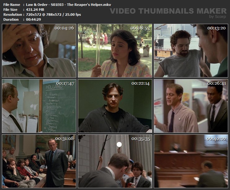 Law & Order - S01E03 - The Reaper's Helper.mkv