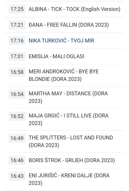 Dora 2023. - Hrvatski izbor za pjesmu Eurovizije (vol. 1) - Stranica 382 -  Forum.hr