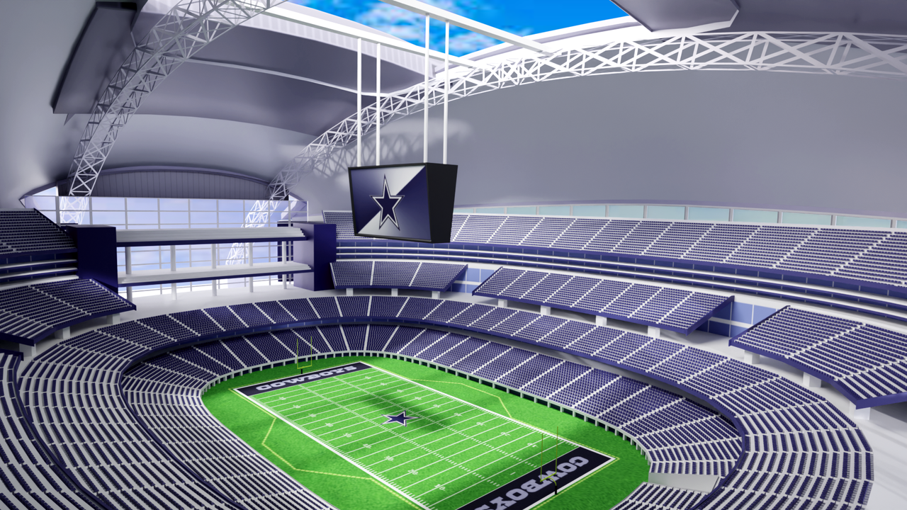 At&t Stadium 3D - 3D model by Shin Xiba 3D (@Xiba3D) [c8d40da] - Sketchfab