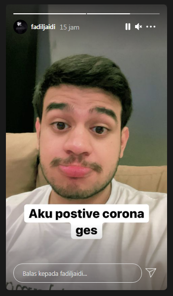 Fadil Jaidi kabarkan dirinya positif Covid-19