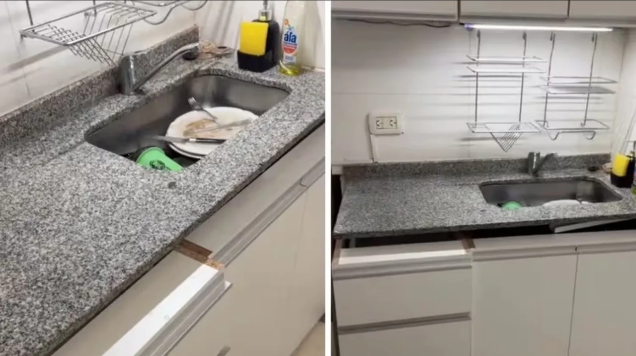 Mueble mal instalado: indignación viral en TikTok