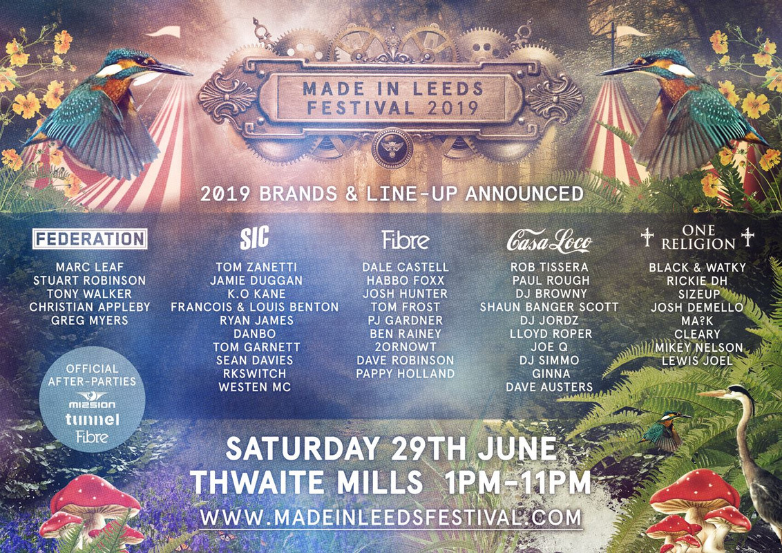 Made in Leeds Line up 2019