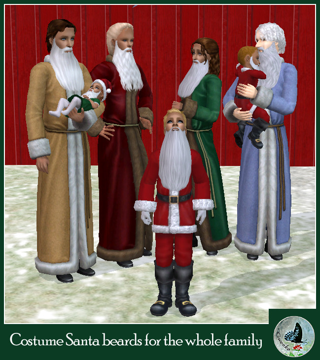 SIMS2ART_Gwenke_All-Ages Accessory Fake Santa Beard