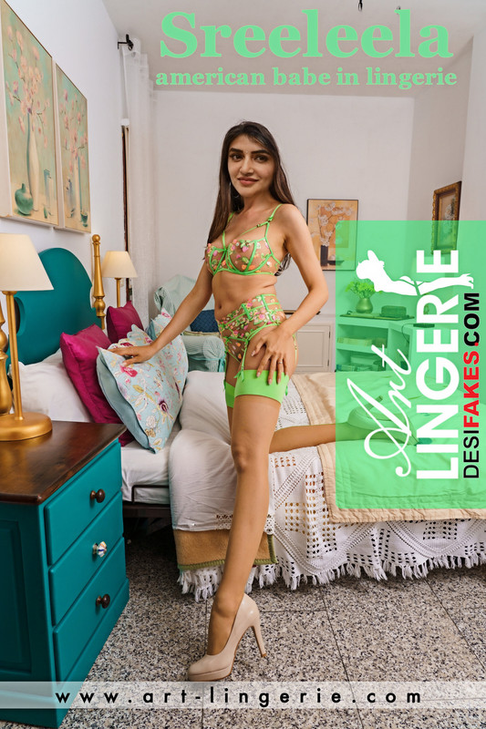 Sreeleela Art Lingerie Cover