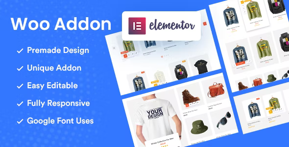 Elementor Addons For WooCommerce Product WordPress