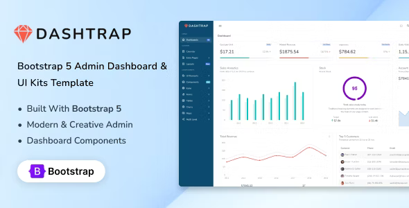 Dashtrap – Bootstrap 5 Admin Dashboard & UI Kits Template