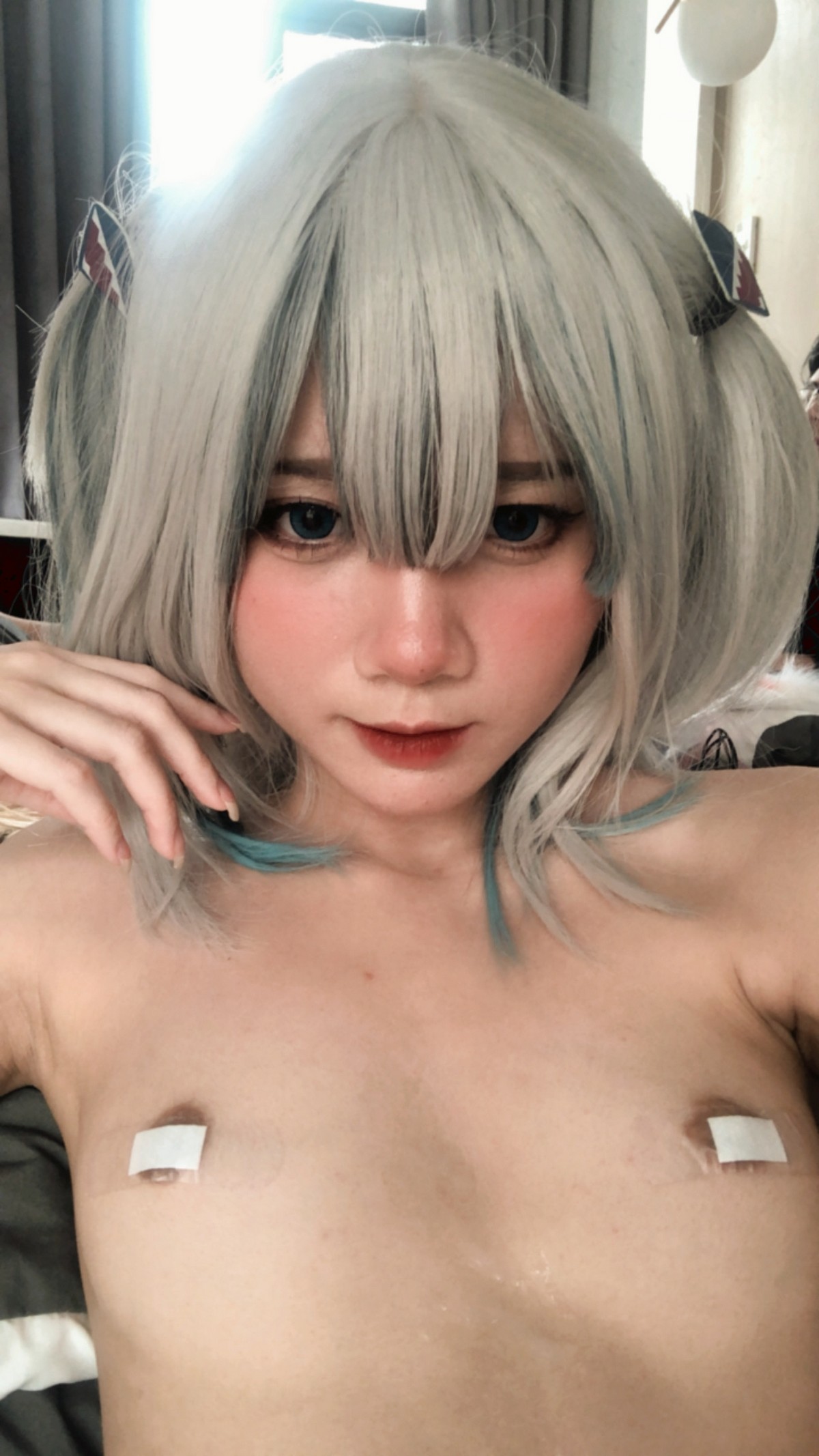 PoppaChan Gawr Gura Cosplay HD Set – 47 Photos 220MB插图4